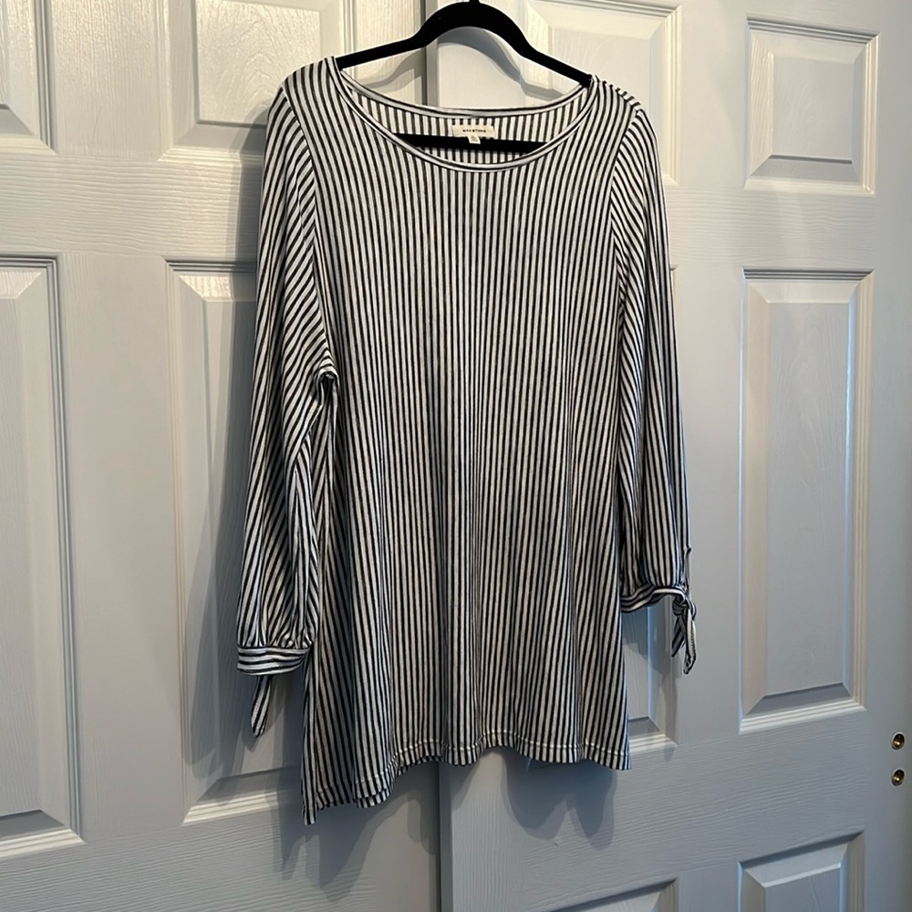 Max Studio stripe tunic